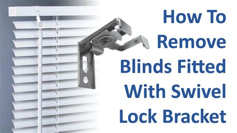 how to remove venetian blinds from metal brackets|how to remove luxaflex blinds.